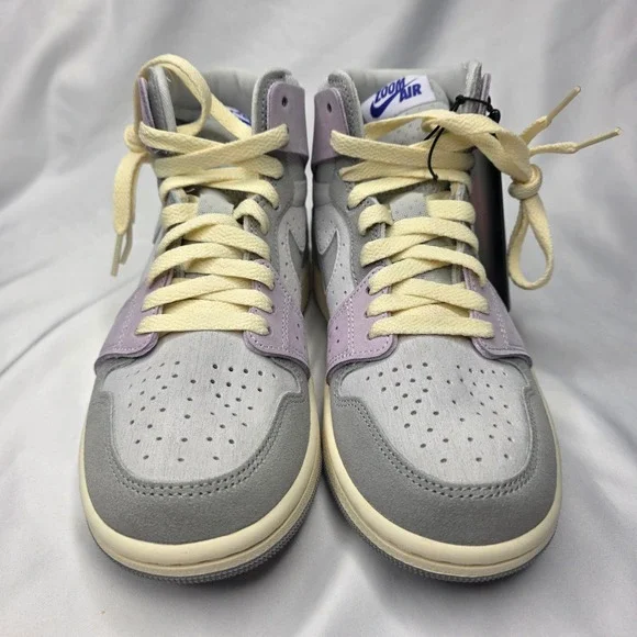 Nike Air Jordan 1 High Zoom CMFT 2 Photon Dust Grey Purple DV1305-005 Womens 5 - Picture 3 of 6